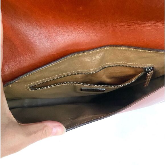 Prada Vitello England Shoulder Bag Cognac - Picture 8 of 11